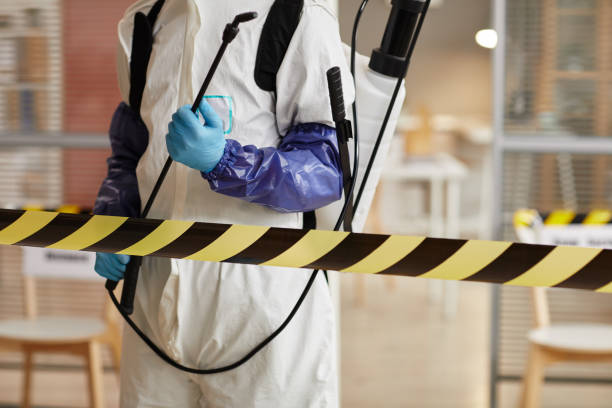 Professional Biohazard Cleanup technician working in Auburn, MI